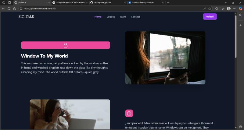 PicTale Homepage